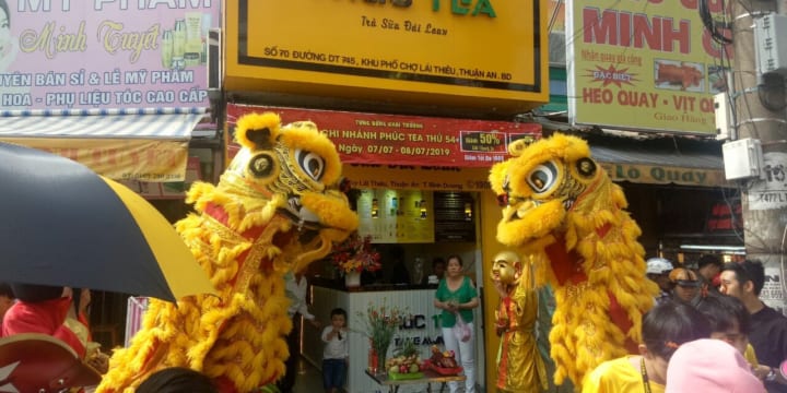 Múa lân I Cho thuê đội lân giá rẻ tại Thái Bình