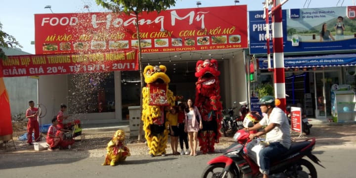 Múa lân I Múa lân sư rồng giá rẻ tại Hà Nội