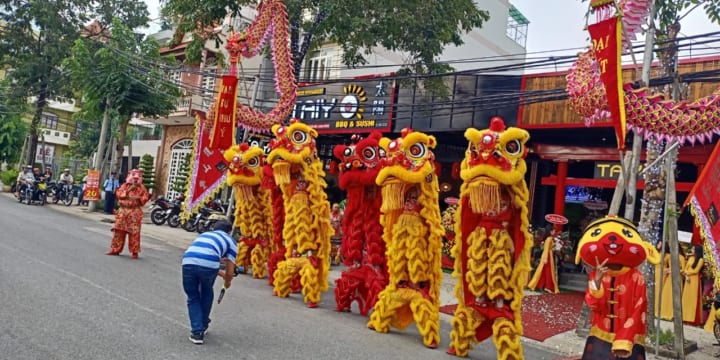 Dịch vụ múa lân sư rồng giá rẻ tại Hải Phòng