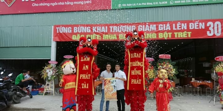 Múa lân I Cho thuê đội lân giá rẻ tại Bình Định