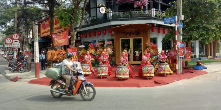 Múa lân I Múa lân sư rồng giá rẻ tại Thanh Hóa