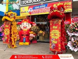 hoạt động múa lân trong sự kiện