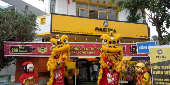 Dịch vụ múa lân khai trương giá rẻ tại Hà Nội