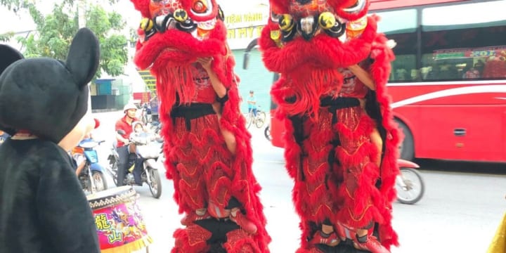 Đoàn lân sư rồng chuyên nghiệp tại Bình Định
