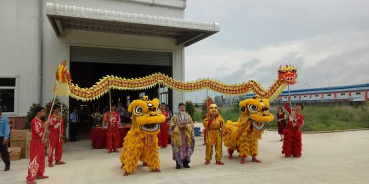 Múa lân sư rồng giá rẻ tại Hà Giang
