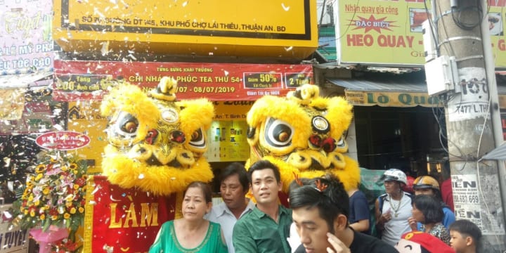 Múa lân I Múa lân sư rồng giá rẻ tại Tiền Giang