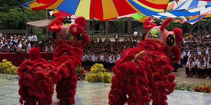 Dịch vụ múa lân khai trương giá rẻ tại Khánh Hòa