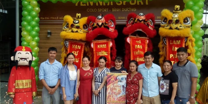Đoàn lân sư rồng chuyên nghiệp tại Long An