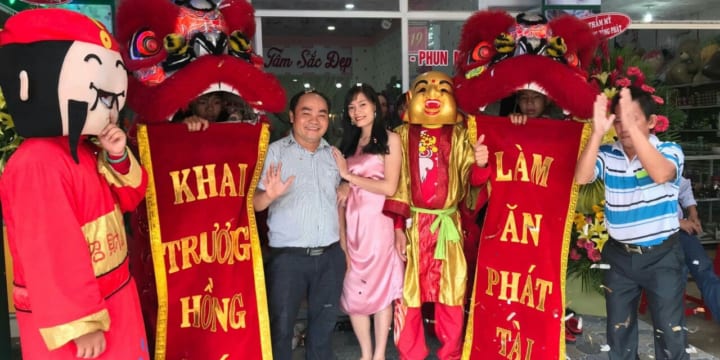 Dịch vụ múa lân khai trương giá rẻ tại Yên Bái
