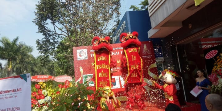 Thuê Đội múa lân giá rẻ tại Yên Bái
