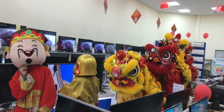 Dịch vụ múa lân khai trương giá rẻ tại Tây Ninh