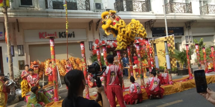 Múa lân I Cho thuê đội lân giá rẻ tại Nghệ An
