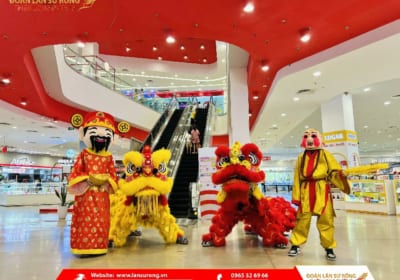 Múa Lân Theo Concept Thương Hiệu Giúp Event Khác Biệt Hơn
