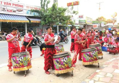 Ý Tưởng Múa Lân Kết Hợp Trống Hội Hoành Tráng